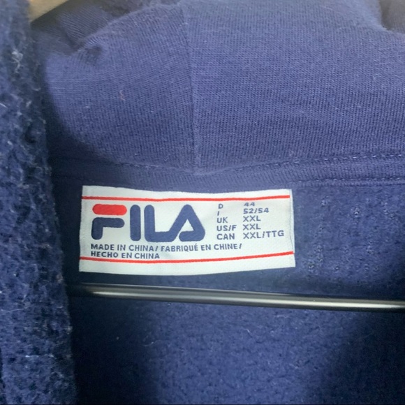 FILA NAVY BLUE PLUSH SWEATER - Picture 7 of 9